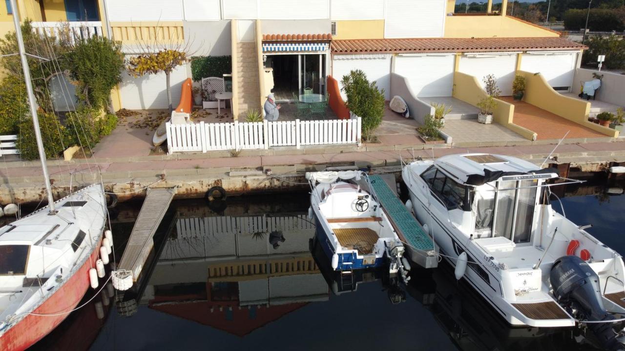 Ferienwohnung Marina Les Pieds Dans L Eau Le Barcarès Exterior foto